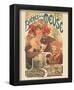 Meuse Beer-Alphonse Mucha-Framed Mini Poster