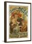 Meuse Beer-Alphonse Mucha-Framed Giclee Print