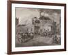 Meux's Brewery, Tottenham Court Road, London, C1830-Joseph Constantine Stadler-Framed Giclee Print