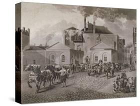 Meux's Brewery, Tottenham Court Road, London, C1830-Joseph Constantine Stadler-Stretched Canvas