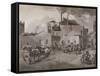 Meux's Brewery, Tottenham Court Road, London, C1830-Joseph Constantine Stadler-Framed Stretched Canvas