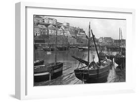 Mevagissey Harbour, Cornwall, 1924-1926-Underwood-Framed Giclee Print