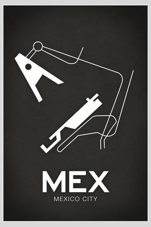 MEX Mexico City Airport' Prints