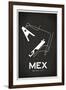 MEX Mexico City Airport-null-Framed Art Print