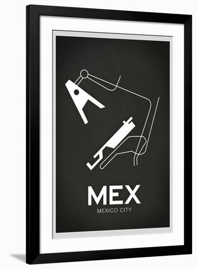 MEX Mexico City Airport-null-Framed Art Print