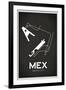 MEX Mexico City Airport-null-Framed Art Print