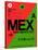 MEX Mexico City Luggage Tag 2-NaxArt-Stretched Canvas