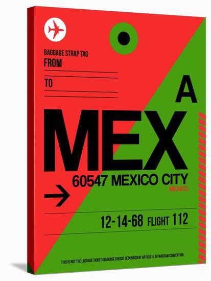 MEX Mexico City Luggage Tag 2-NaxArt-Stretched Canvas