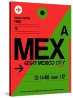 MEX Mexico City Luggage Tag 2-NaxArt-Stretched Canvas