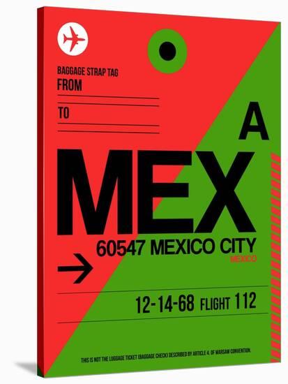 MEX Mexico City Luggage Tag 2-NaxArt-Stretched Canvas