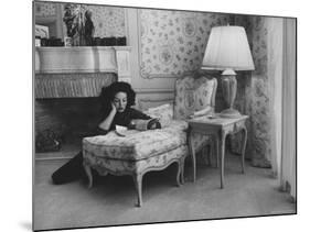 Mexican Actress Maria Felix at Her Home-Allan Grant-Mounted Premium Photographic Print