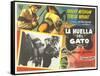 Mexican Advertisement for Cowboy Movie-null-Framed Stretched Canvas