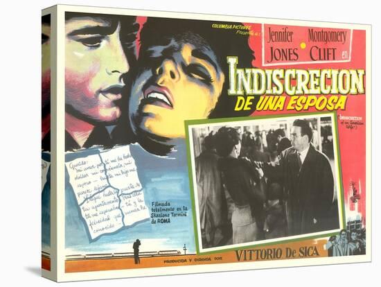 Mexican Advertisement for Film Noir Movie-null-Stretched Canvas