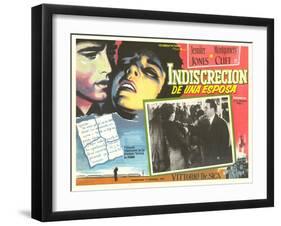 Mexican Advertisement for Film Noir Movie-null-Framed Art Print