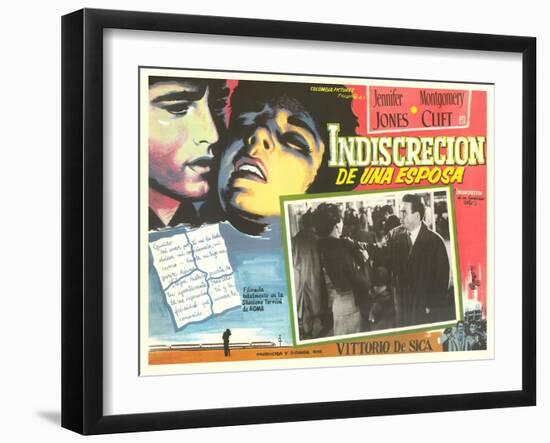 Mexican Advertisement for Film Noir Movie-null-Framed Art Print