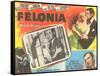 Mexican Advertisement for Film Noir Movie-null-Framed Stretched Canvas