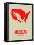 Mexican America Poster 1-NaxArt-Framed Stretched Canvas