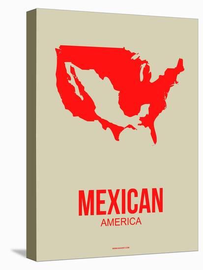 Mexican America Poster 1-NaxArt-Stretched Canvas