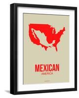 Mexican America Poster 1-NaxArt-Framed Art Print