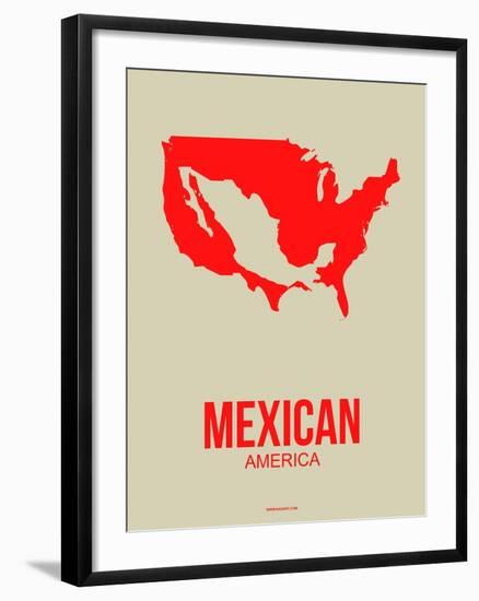 Mexican America Poster 1-NaxArt-Framed Art Print