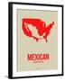 Mexican America Poster 1-NaxArt-Framed Art Print