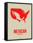 Mexican America Poster 1-NaxArt-Framed Stretched Canvas