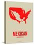 Mexican America Poster 1-NaxArt-Stretched Canvas