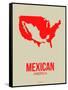 Mexican America Poster 1-NaxArt-Framed Stretched Canvas