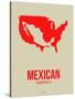 Mexican America Poster 1-NaxArt-Stretched Canvas