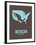 Mexican America Poster 2-NaxArt-Framed Art Print