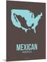 Mexican America Poster 2-NaxArt-Mounted Art Print