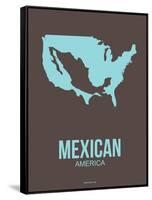 Mexican America Poster 2-NaxArt-Framed Stretched Canvas