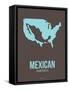 Mexican America Poster 2-NaxArt-Framed Stretched Canvas