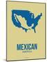 Mexican America Poster 3-NaxArt-Mounted Art Print