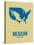 Mexican America Poster 3-NaxArt-Stretched Canvas