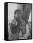 Mexican-American Mother and Child in California, 1935 Dorothea Lange Photo-null-Framed Stretched Canvas