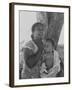 Mexican-American Mother and Child in California, 1935 Dorothea Lange Photo-null-Framed Photo