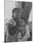 Mexican-American Mother and Child in California, 1935 Dorothea Lange Photo-null-Mounted Photo