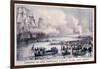 Mexican-American War, Landing of the American Forces under Gen. Scott, at Vera Cruz, March 9, 1847-Currier & Ives-Framed Photo