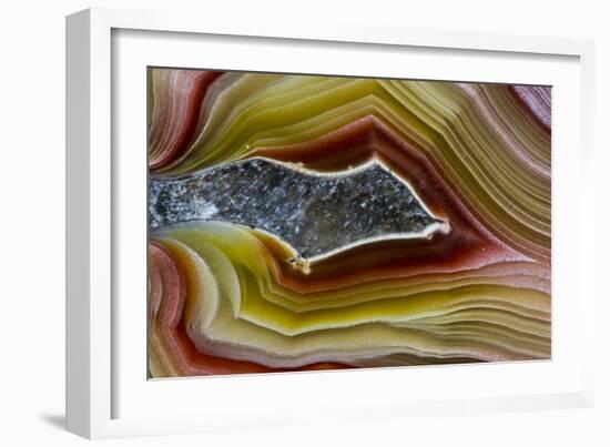 Mexican Banded Agate Quartzsite, Arizona-Darrell Gulin-Framed Photographic Print