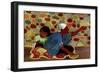 Mexican Beggar Family-John Newcomb-Framed Giclee Print