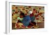 Mexican Beggar Family-John Newcomb-Framed Giclee Print