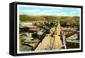 Mexican Border at Nogales, Arizona-null-Framed Stretched Canvas