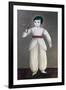 Mexican Boy Holding Cockerel, 19th Century Mexico, 19th Century-null-Framed Giclee Print