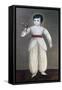 Mexican Boy Holding Cockerel, 19th Century Mexico, 19th Century-null-Framed Stretched Canvas