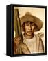 Mexican Boy with Cactus-Alfredo Ramos Martinez-Framed Stretched Canvas