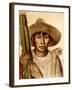 Mexican Boy with Cactus-Alfredo Ramos Martinez-Framed Art Print