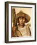 Mexican Boy with Cactus-Alfredo Ramos Martinez-Framed Art Print