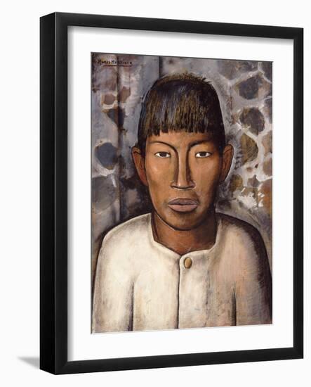 Mexican Boy-Alfredo Ramos Martinez-Framed Art Print