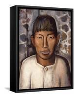 Mexican Boy-Alfredo Ramos Martinez-Framed Stretched Canvas